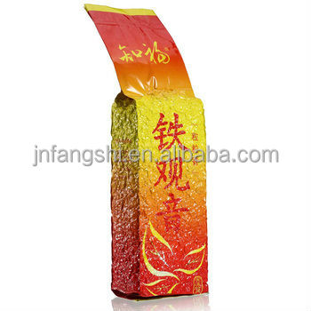 Top quality custom printed back sealed side gusset empty tea bag