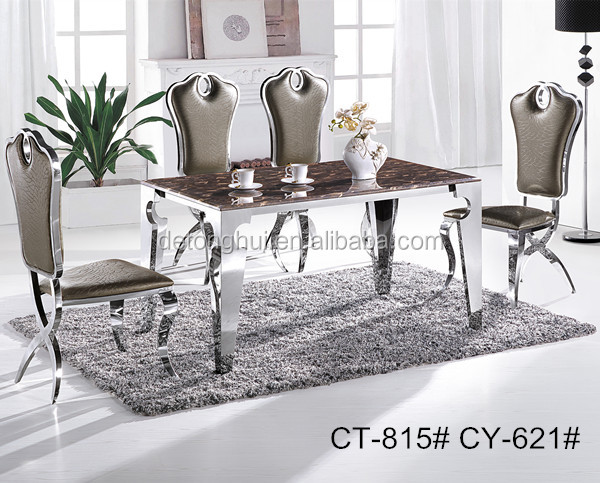 モダンなデザインの家具の石の上のダイニングテーブル( ct- 841#cy- 621)仕入れ・メーカー・工場