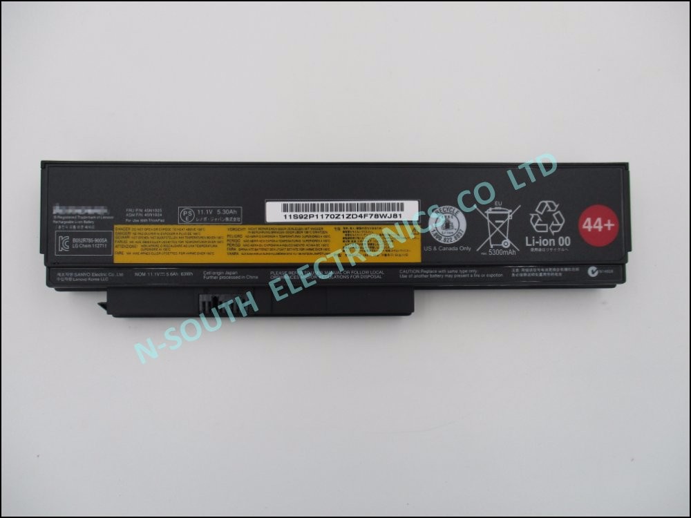 battery for lenovo thinkpad  x220 x230 45n1025 11.1v 5300mah 