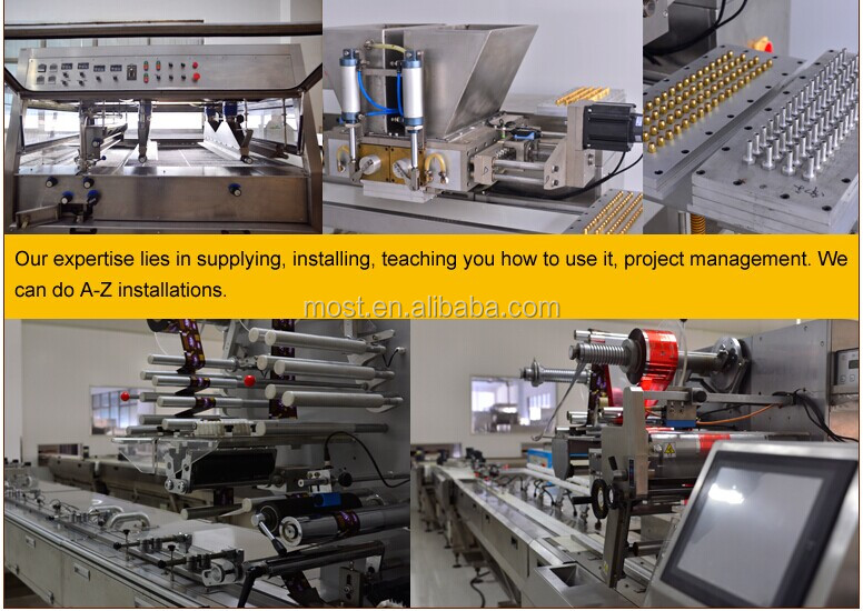 high quality coin shape chocolate bar machine