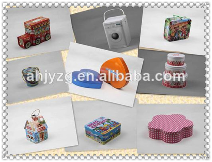 chocolate tin egg box with toy