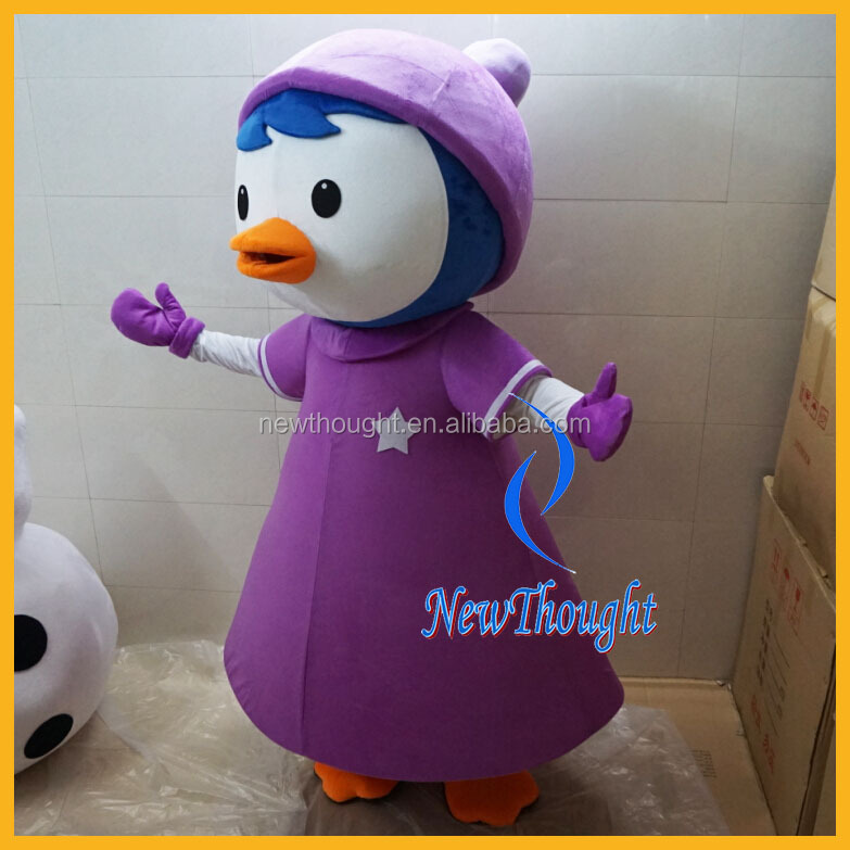 ビッグぬいぐるみペンギンエヴァの泡ヘッドのマスコットの衣裳の子供パーティーポロロ仕入れ・メーカー・工場