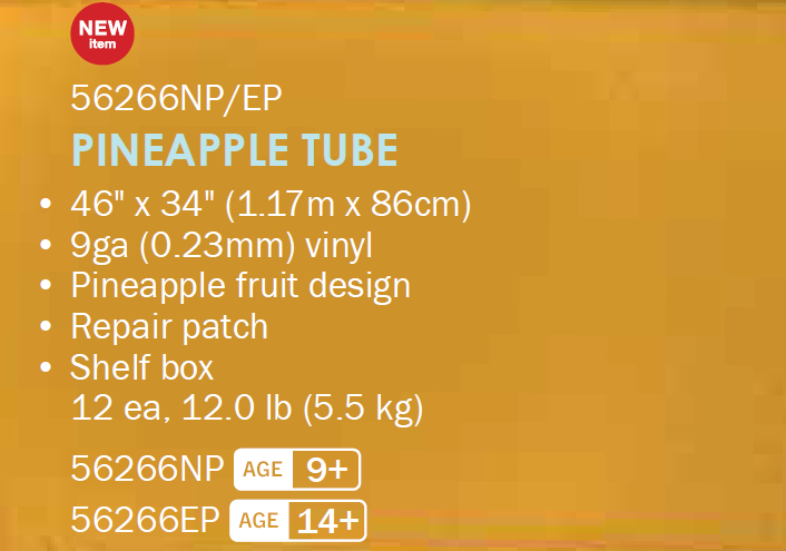 intex pineapple tube