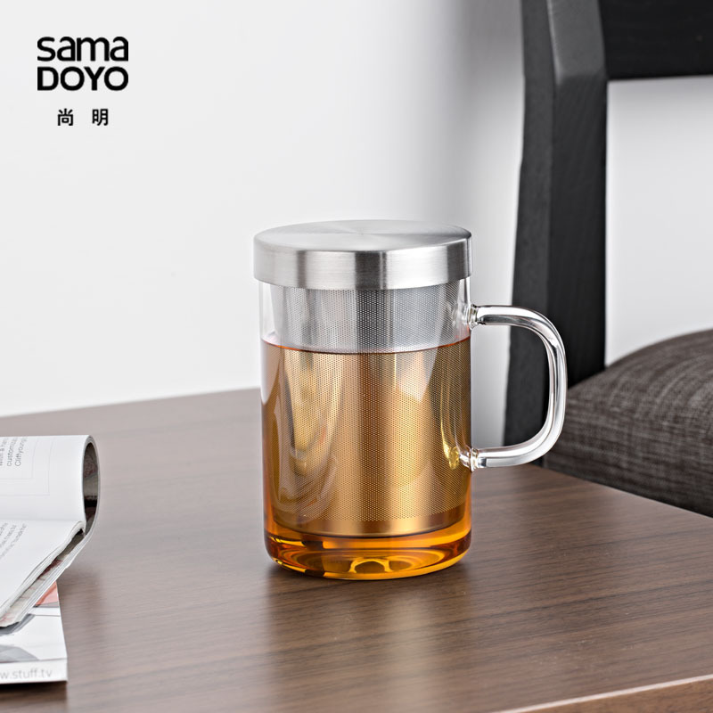Samadoyo高品質耐熱ガラス茶カップ注入器発売中で広州仕入れ・メーカー・工場