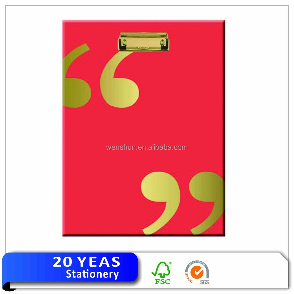 Hot selling handmade hard cover 3 ring binder paper file folder