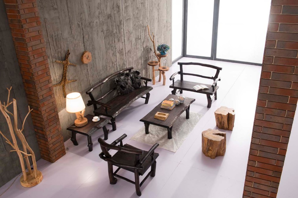 2016新しい天然2人乗り木製リビングルームの家具ソファデザイン仕入れ・メーカー・工場