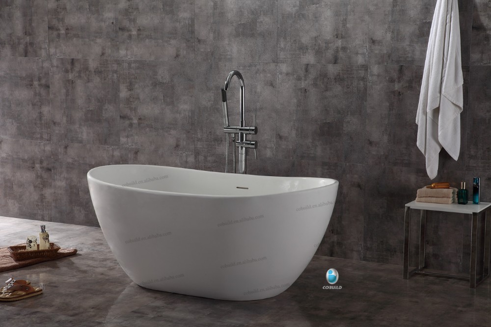 Alibaba hotsale diseño moderno bañeras de piedra artificial duchas ...