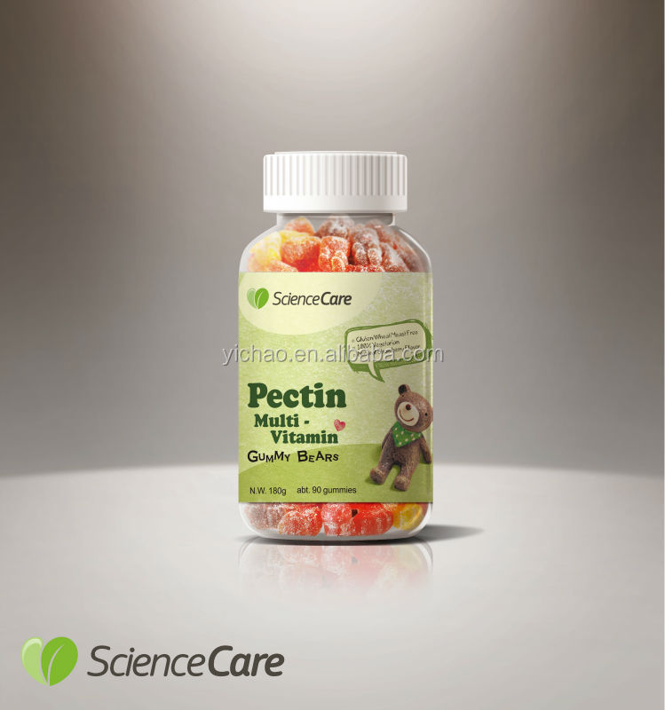 Catálogo de fabricantes de Multivitamínico Gummy Osos Pectina de alta