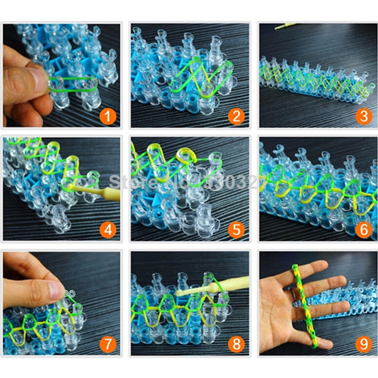 Браслеты из резиночек схемы