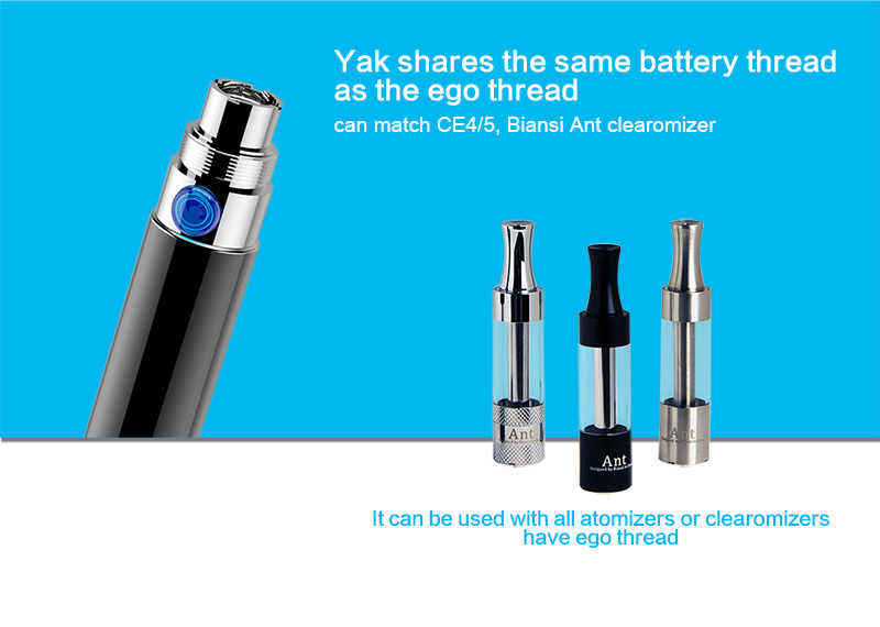 High quality Bianis Yak variable voltage battery best ego vv battery