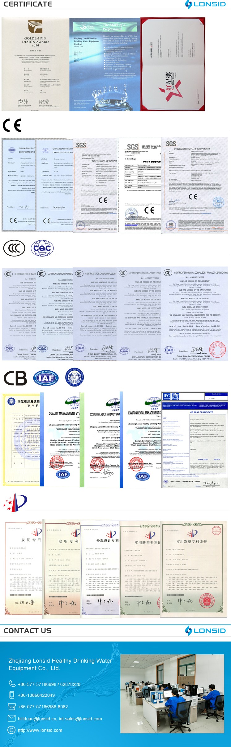 1-CERTIFICATION AND CONTACTS