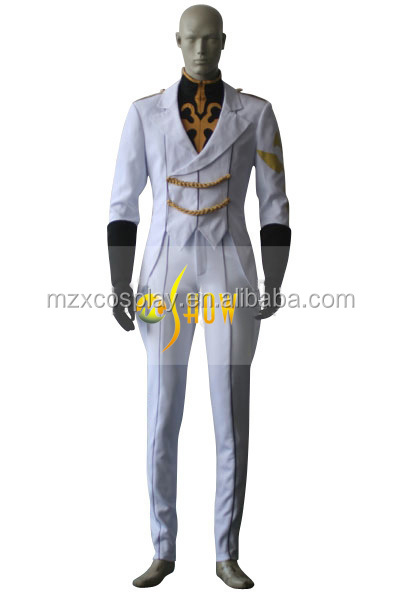 カスタマイズされたコードギアス朱雀kururugiコスプレ衣装の男性ハロウィーンパーティードレスアップスーツ問屋・仕入れ・卸・卸売り