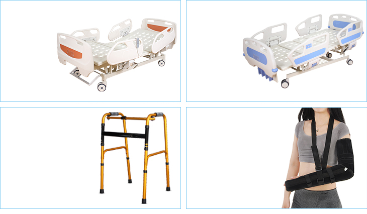 two cranks 3 functions patients manual hospital bed for wholesalers