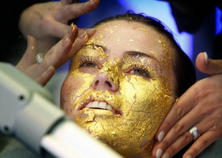 Gold Totale Cocoa Mask Hydrodynamic Crystal Collagen Gold Bar Mask Factory OEM MK2032