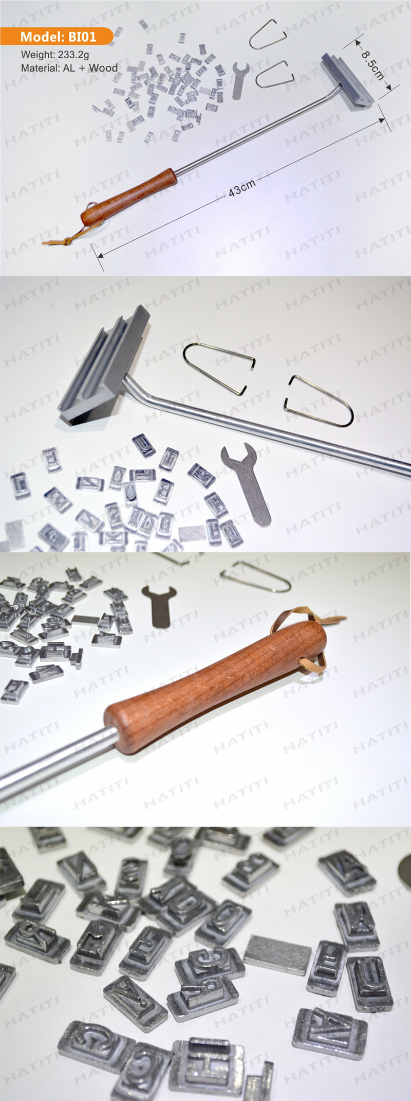 高品質のアルミ合金bi01バーベキューブランディング鉄仕入れ・メーカー・工場