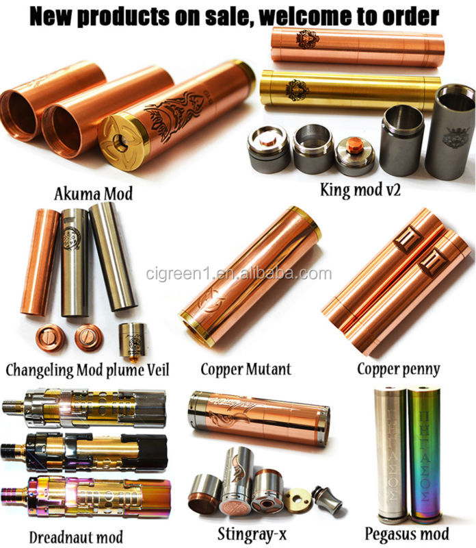 2014 new arrival Mahattan Mod clone mod cigreen e cigaretee with wholesale price