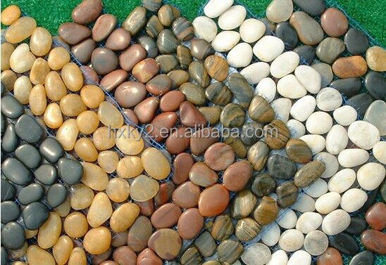 カラフルな白い庭の装飾的な石の小石価格問屋・仕入れ・卸・卸売り