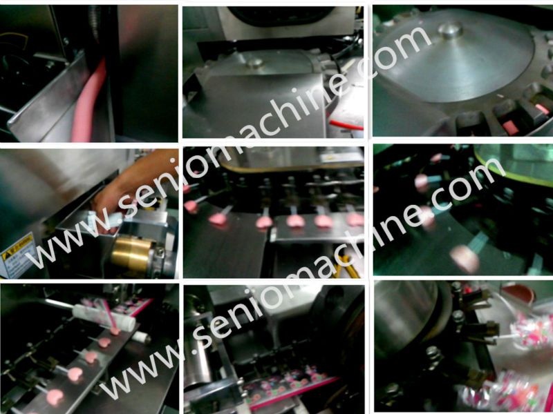 2014 Newest Irregular Shape lollipop Forming and Four-side Wrapping Machines