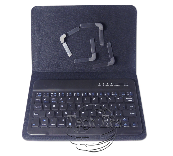 ユニバーサル7/8インチタブレットケースポートフォリオpuw/取り外し可能なbluetoothキーボード問屋・仕入れ・卸・卸売り