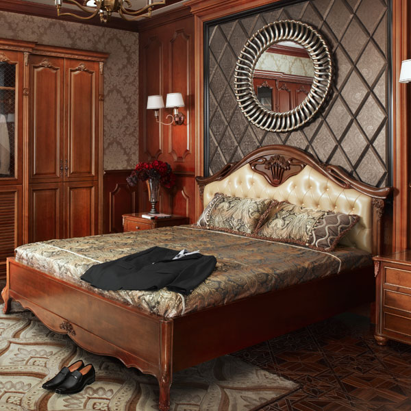 最新の近代的なsoilid木材寝室の家具のデザイン問屋・仕入れ・卸・卸売り