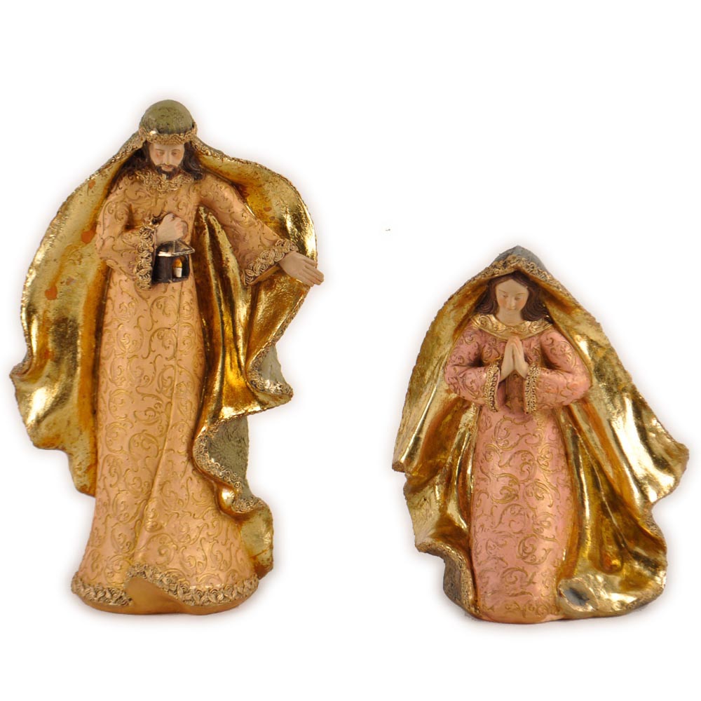 黄金の服12'' キリスト降誕セットのための宗教的な家の装飾仕入れ・メーカー・工場