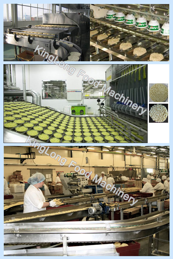 High efficiency automatic fried instant noodle making machine
