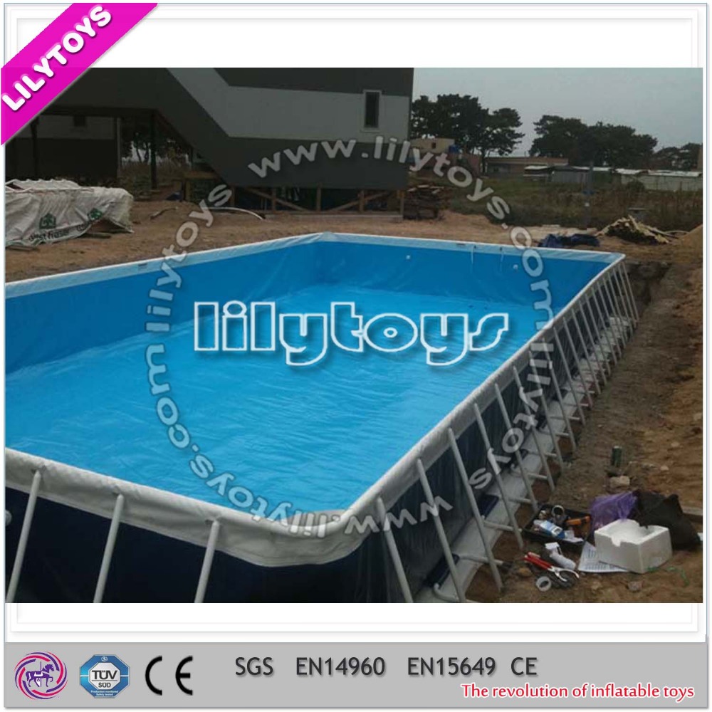 big plastic swimming pool