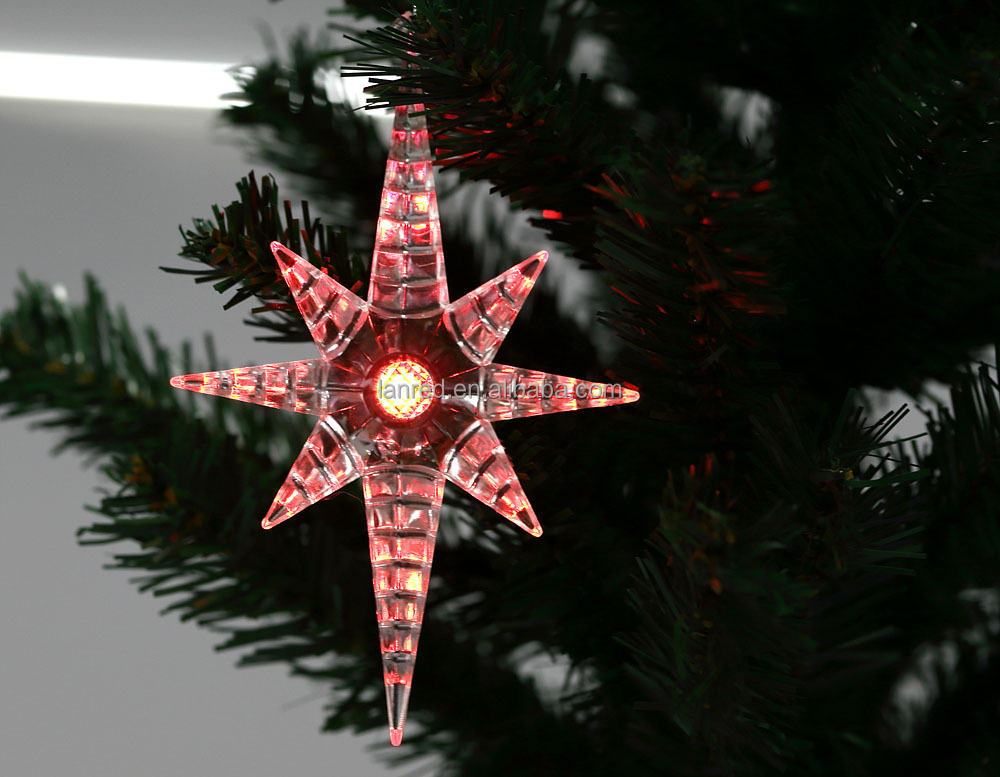 新しいデザインのクリスマスツリーペンダント装飾的な透明アクリルスノーフレーククリスマスの装飾にledライト付き問屋・仕入れ・卸・卸売り