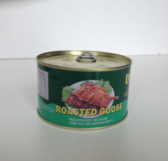 340g Canned Roasted Goose with Round Tin