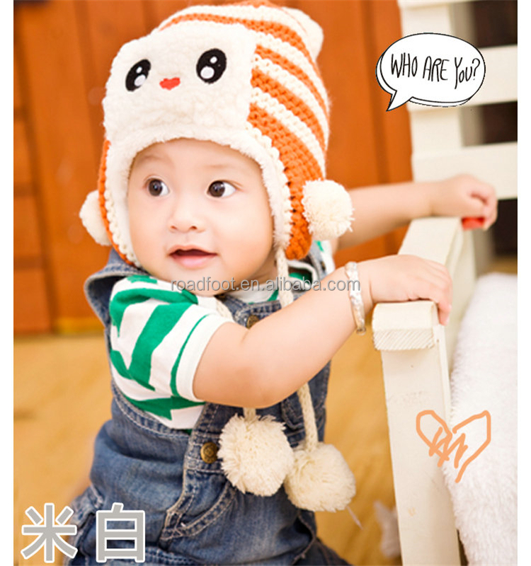 ニット冬の暖かい赤ちゃんの動物のファッション帽子問屋・仕入れ・卸・卸売り