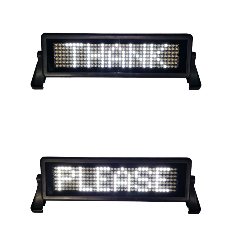 12 Voltage Power 8x48 Dot Led Sign With Scrolling Message Function,Car
