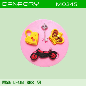 New funny design mickey and minnie silicone fondant cake decorating mold