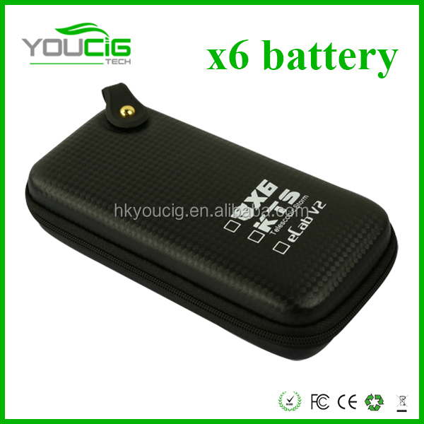 Rigid design x6 battery with 1300mAh Variable Voltage for sell
