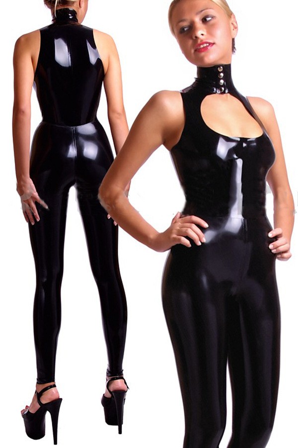 女性革ボンデージドレスキャットスーツジャンプスーツミックスデザイン熱い販売仕入れ・メーカー・工場