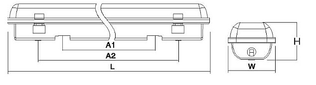 T5ip65pcの全天候型の照明、 t8の三- 爆ライト問屋・仕入れ・卸・卸売り