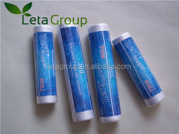 Transparent/clear HDPE/LDPE plastic bag on roll