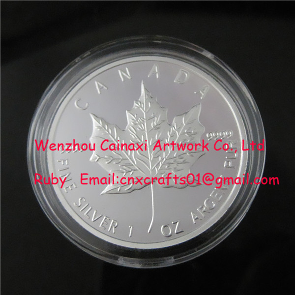 新しい到着のカナダメープルリーフ銀コイン古い/ag999銀のコインレプリカ問屋・仕入れ・卸・卸売り