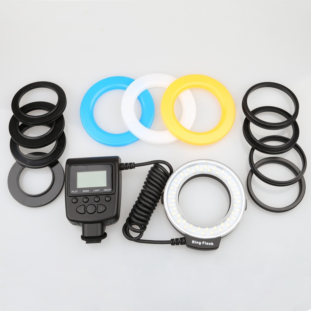 48pcs Led Macro Ring Flash Light For Canon 60d 7d 6d 5d Mark Ii 5d3 70d