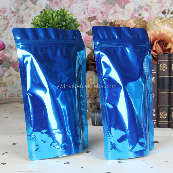 custom printing aluminum foil compound plastic zipper bag