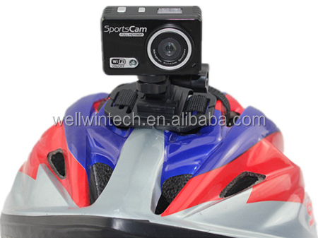無線lanカー1080pdvrスポーツビデオカメラレコーダービデオカメラ防水dvrヘルメットのアクション問屋・仕入れ・卸・卸売り