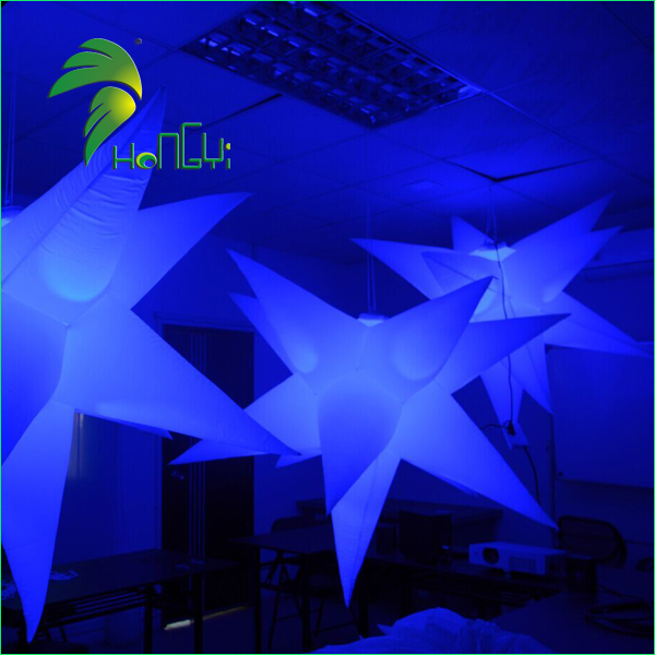 led lighting star shaped balloon