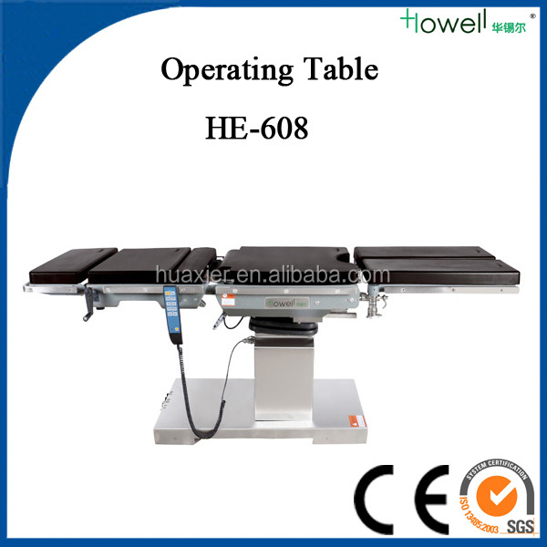 X線透過的を持つテーブルhe-6081列の整形外科のオペレーティングテーブル仕入れ・メーカー・工場