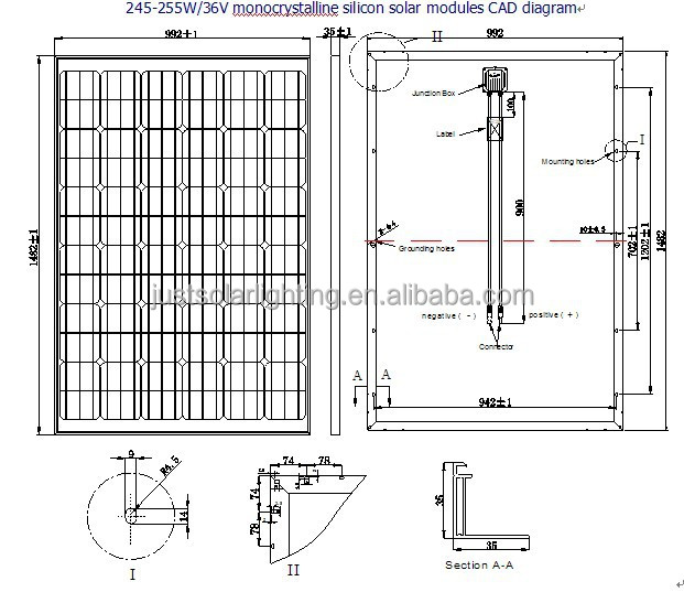 低価格高品質の太陽電池パネル250w245ワットとcefcc仕入れ・メーカー・工場