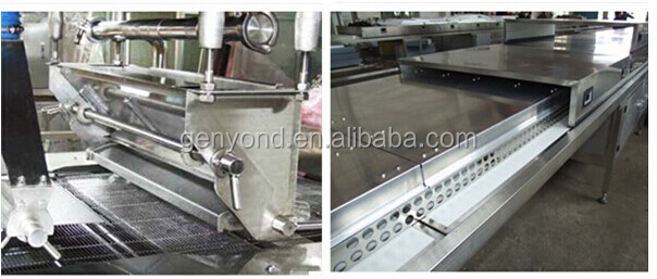 automatice chocolate enrobing machine for wefar/bar /biscuit/cake