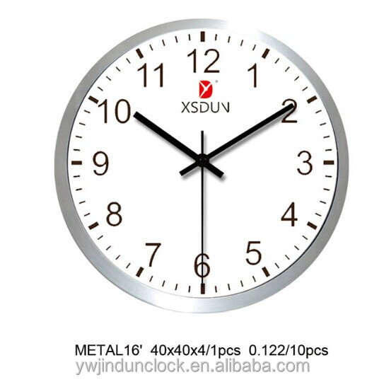 新製品義烏2014年金属壁時計デジタルウォールクロック問屋・仕入れ・卸・卸売り