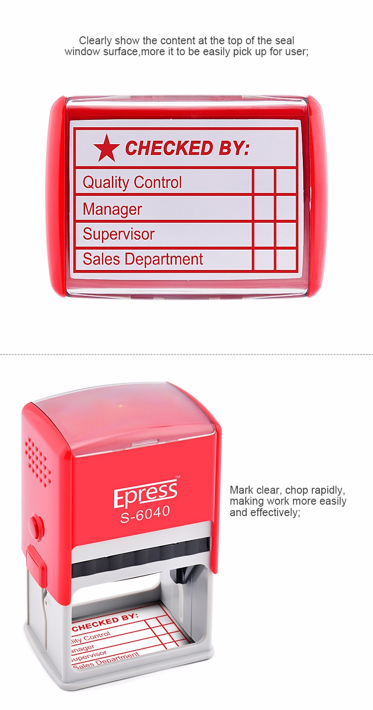 New Epress Selfinking Stamper,Personal Automatic Stamp,Paid Self
