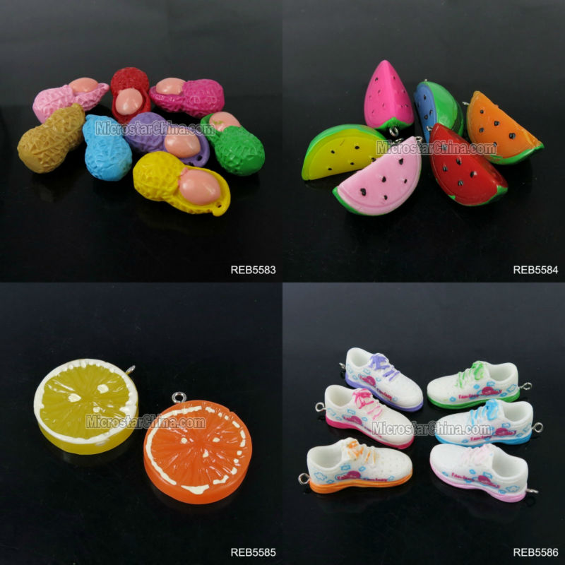 Popular realistic simulation artifical resin lollipop pendant