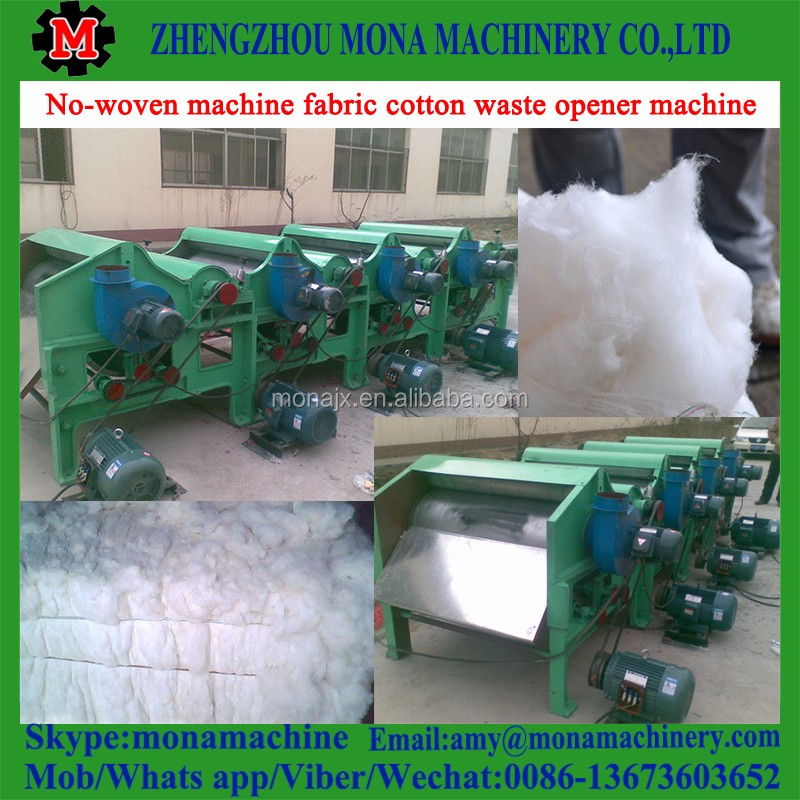5 No-woven machine fabric cotton waste opener machine.jpg
