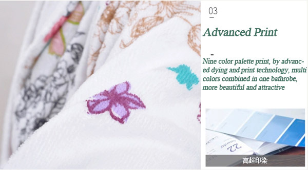 女性の綿パジャマバスローブカラフルな美しいホームテキスタイルギフトのバスローブ仕入れ・メーカー・工場