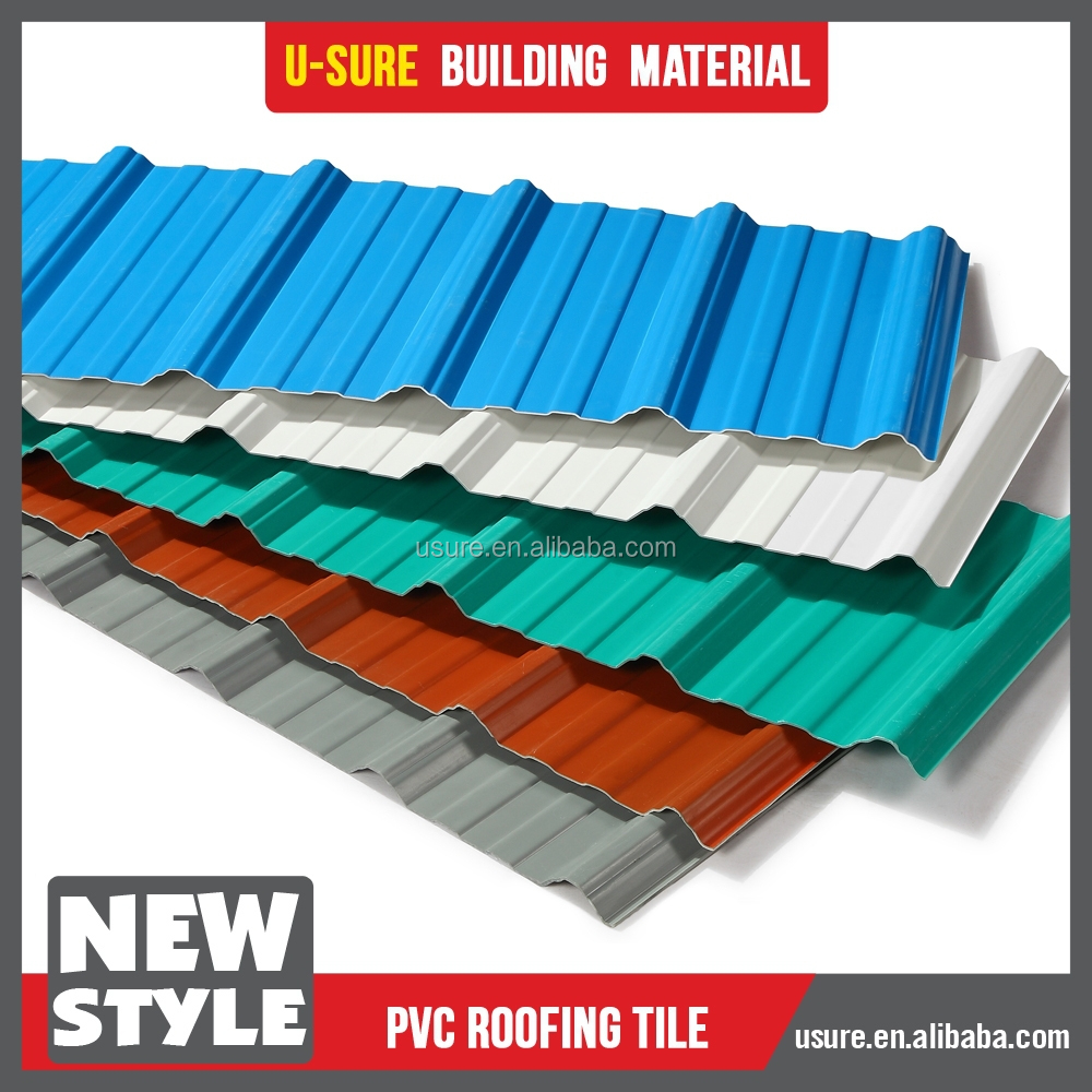 low price pvc plastic roof tile plastic roofing sheet for shed
